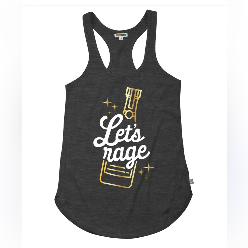 Tipsy Elves black tank top “Let’s Rage” size Small